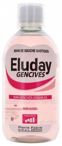 Pierre Fabre Oral Care Eluday Gums Daily Mouthwash 500ml