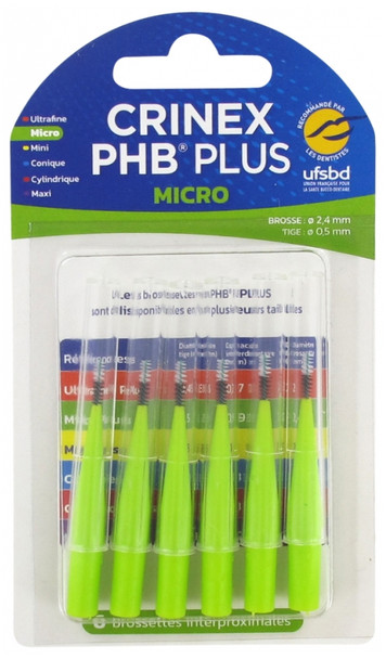 Crinex Phb Plus Micro Plus 0.9 6 Interproximal Brushes