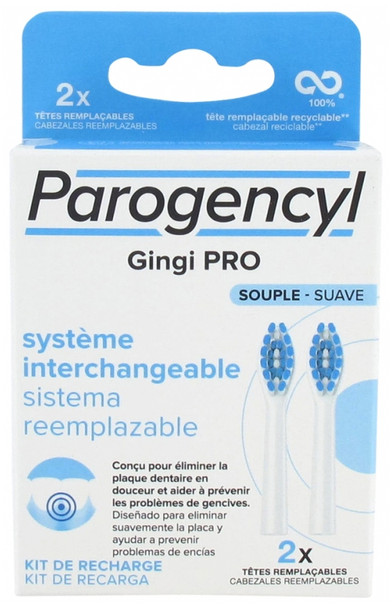 Parogencyl Gingi Pro Soft Interchangeable System 2 Replacing Heads