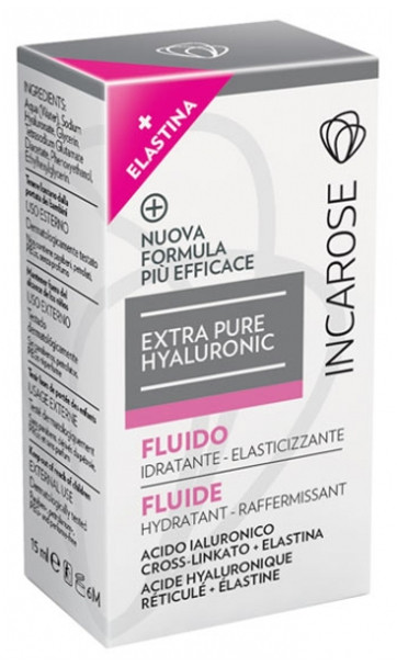 Incarose Extra Pure Hyaluronic Face Fluid Elastin 15ml