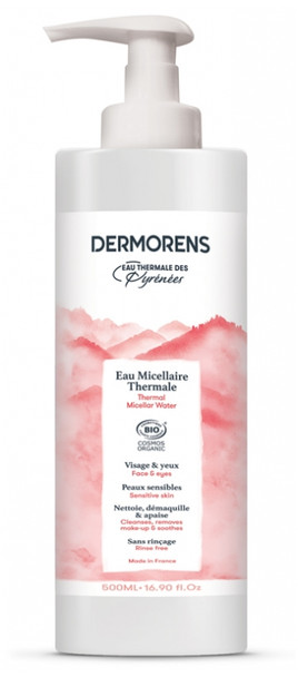 Dermorens Micellar Water With Organic Thermal Water for Sensitive Skin 500 ml