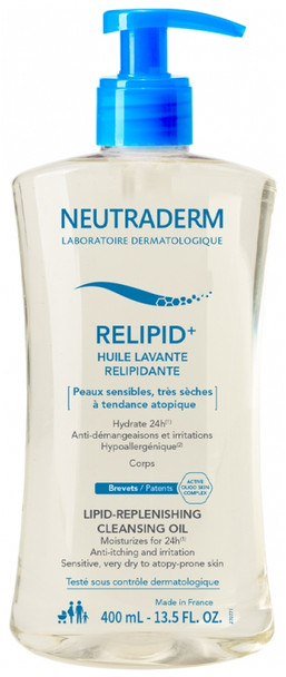 Neutraderm Relipid+ Lipid-Replenishing Cleansing Oil 400ml