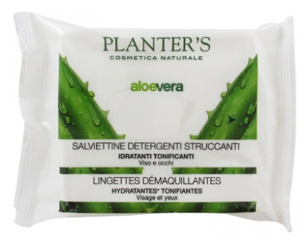 Planter's Aloe Vera Cleansing Wipes 20 Wipes