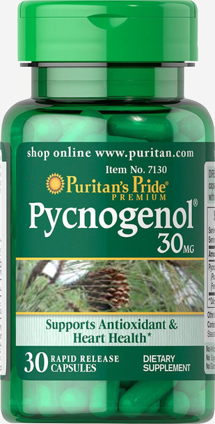 Puritan's Pride Pycnogenol 30 mg-30 Capsules