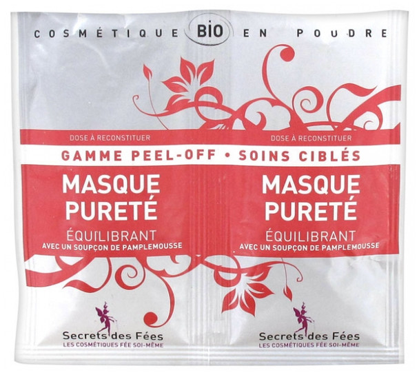 Secrets des Fees Balancing Purity Mask Organic 2 x 8g