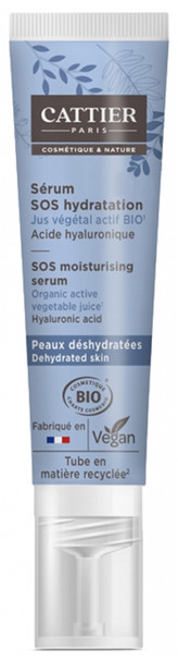 Cattier SOS Moisturising Serum Dehydrated Skins Organic 30ml