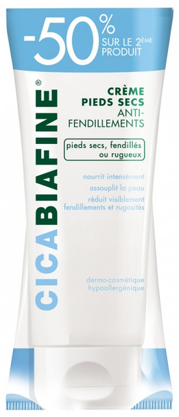 CicaBiafine Anti-Chapping Dry Feet Cream 2 x 100ml