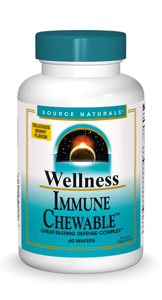 Source Naturals Wellness Immune Chewable, Great-Tasting Defense Complex