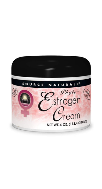 Source Naturals Phyto-Estrogen Cream, Paraben-Free - 4 Oz Cream