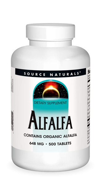 Source Naturals Alfalfa 10 Grain Dietary Supplement - 500 Tablets