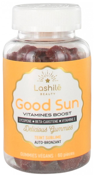 Lashile Beauty Good Sun Boost Vitamins Self-Tanning Sublime Complexion 60 Gummies
