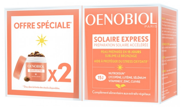 Oenobiol Sun Express 2 X 15 Capsules