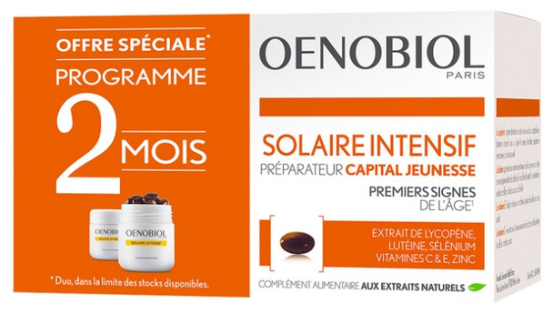 Oenobiol Intensive Sun Youth Capital Preparer 2 X 30 Capsules