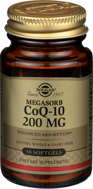 Solgar Megasorb CoQ-10-200 mg - 30 Softgels