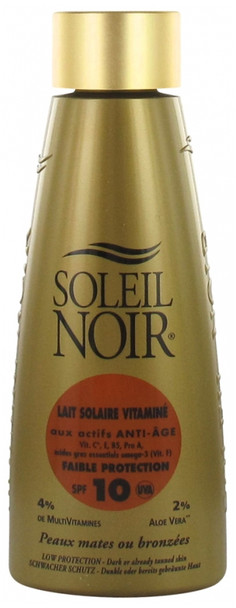 Soleil Noir Vitaminised Sun Milk Low Protection SPF10 150ml