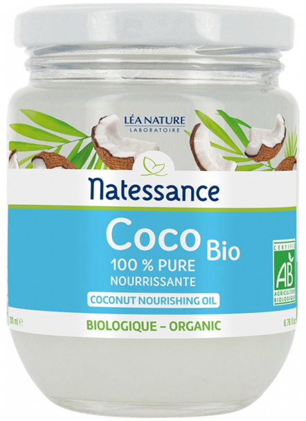 Natessance Organic Coconut Nourishing Oil 200ml