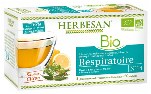 Herbesan Infusion Bio Respiratory 20 Sachets