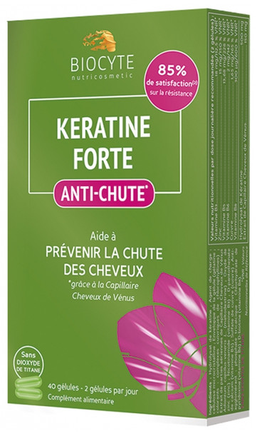 Biocyte Keratine Forte Anti-Hair Loss 40 Capsules