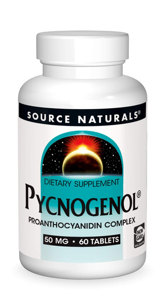 Source Naturals Pycnogenol 50 mg Proanthocyanidin Complex - 60 Tablets
