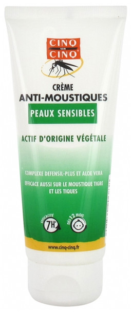 Cinq sur Cinq Natura Anti-Mosquitoes Cream Sensitive Skins 100ml