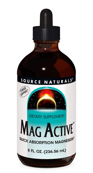 Source Naturals Mag Active - Quick Absorbtion Magnesium, 8 Fluid Ounces
