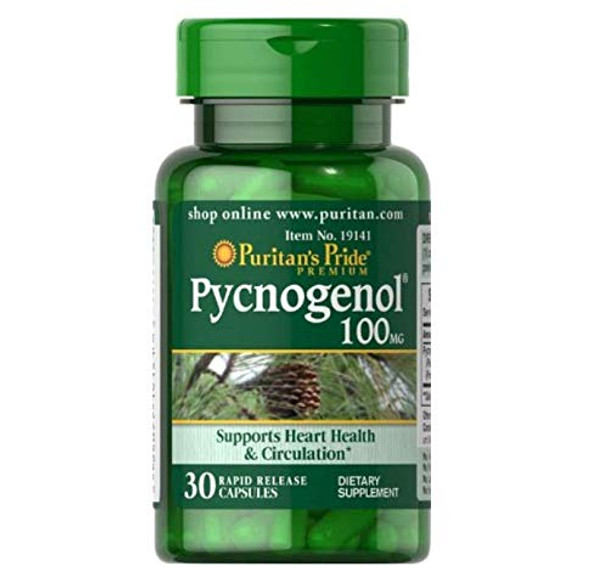 Puritans Pride Pycnogenol 100 Mg, 30 Count