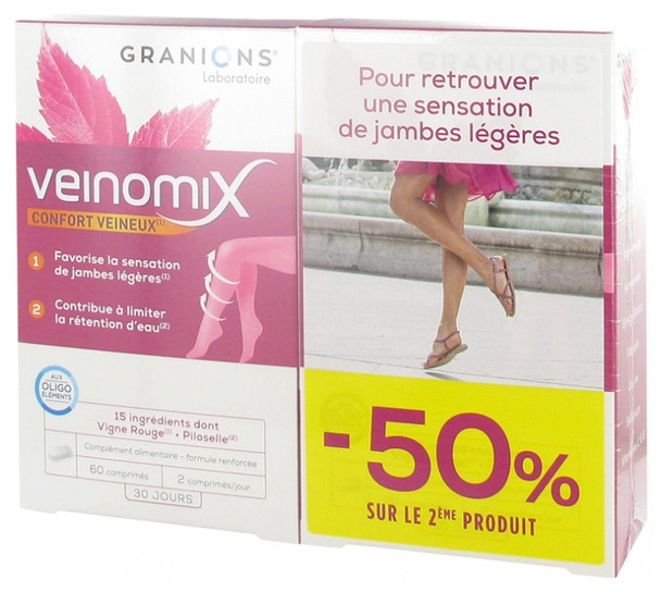 Granions Veinomix 2 x 60 Tablets