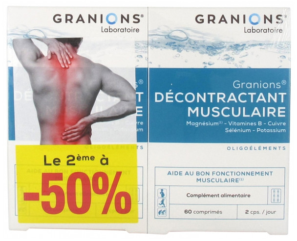 Granions Muscle Decontractant 2 x 60 Tablets