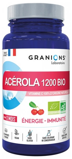 Granions Acerola 1200 Organic 30 Tablets