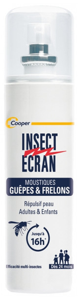 Insect Ecran Mosquitoes, Wasps & Hornets Skin Repellent Adults & Children 100ml