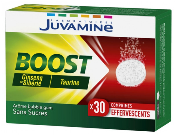 Juvamine Boost Ginseng Taurine 30 Effervescent Tablets