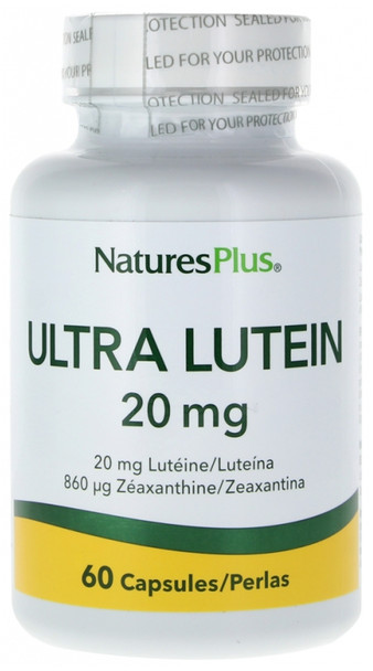 Natures Plus Ultra Lutein 20mg 60 Capsules