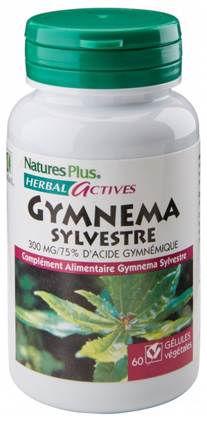 Natures Plus Herbal Actives Gymnema Sylvestre 60 Vegetable Capsules