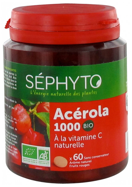 Sephyto Acerola - 60 Tablets