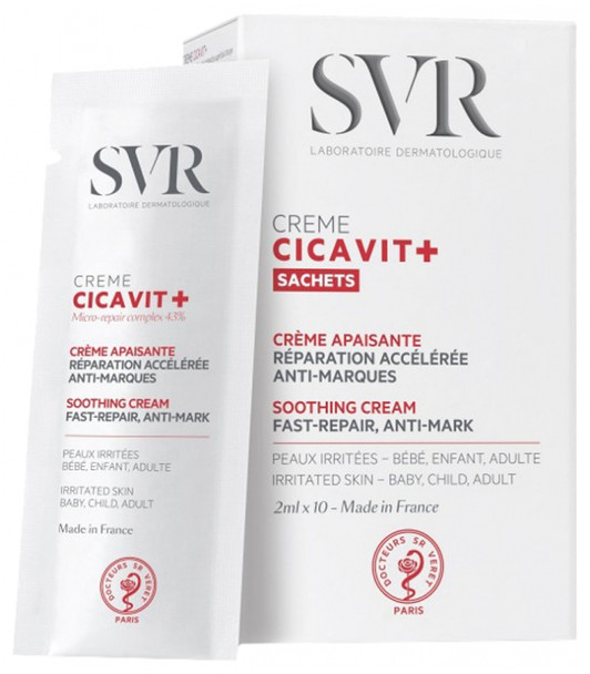 SVR Cicavit+ Soothing Cream Fast Repair Anti-Marks 10 Sachets