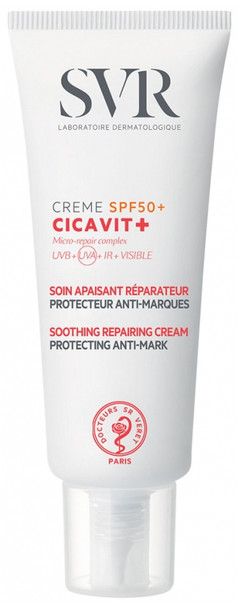 SVR Cicavit+ Creme SPF50+ Soothing Repairing Protective Anti-Mark Care 40ml