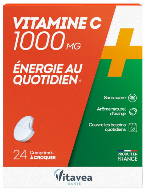 Vitavea Vitamin C 1000mg 24 Tablets To Crunch