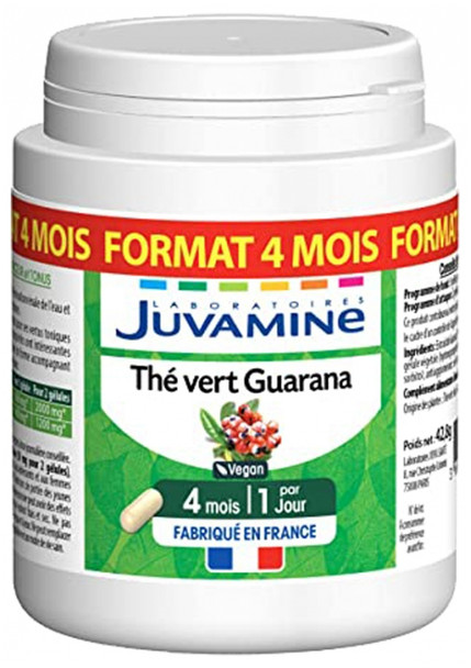 Juvamine Green Tea Guarana 120 Capsules