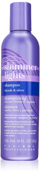 Clairol Shimmer Lights Original Shampoo Blonde and Silver 8 oz