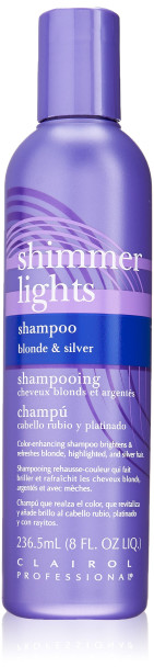 Clairol Shimmer Lights Original Shampoo Blonde and Silver 8 oz.