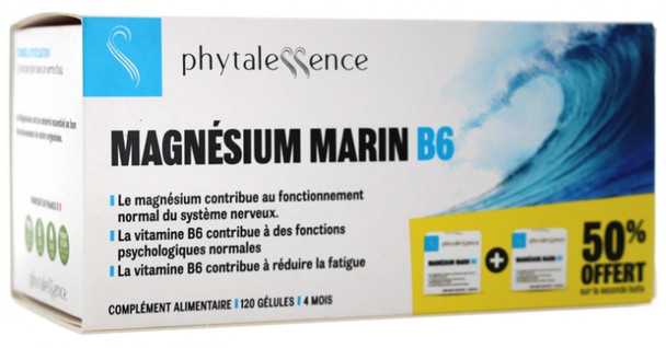 Phytalessence Marine Magnesium B6 2 x 60 Capsules