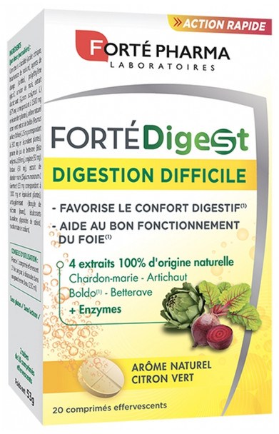 Forte Pharma Forte Digest 20 Effervescent Tablets