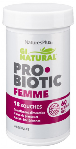 Natures Plus Gi Natural Probiotic Women 30 Capsules