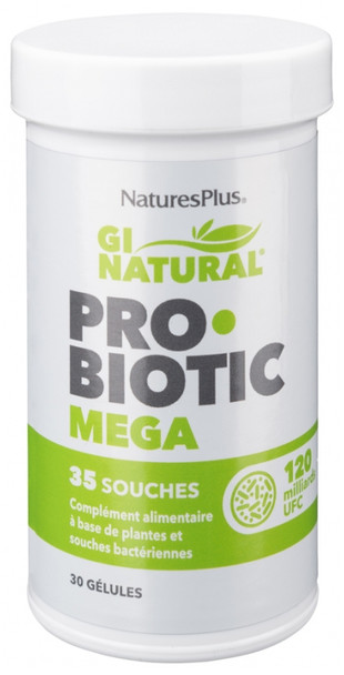 Natures Plus Gi Natural Probiotic Mega 30 Capsules