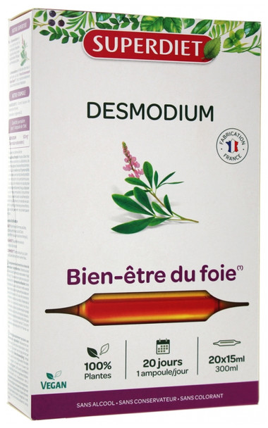 Superdiet Desmodium 20 Phials