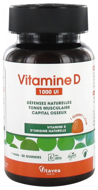 Vitavea Vitamin D 1000 IU 30 Gummies