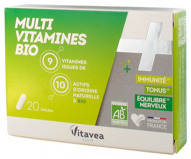 Vitavea Multi Vitamins Organic 20 Capsules