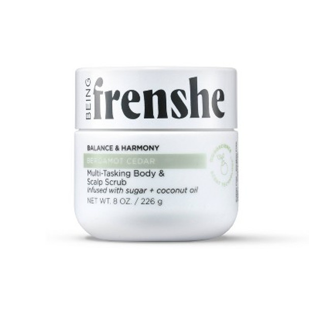 Being Frenshe Multi-Tasking Body & Scalp Scrub - Bergamot Cedar - 8oz