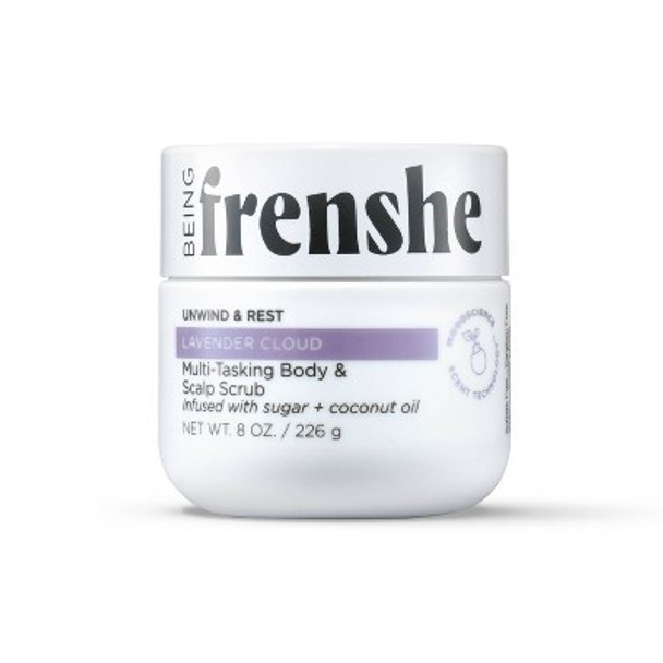 Being Frenshe Multi-Tasking Body & Scalp Scrub - Lavender Cloud - 8oz