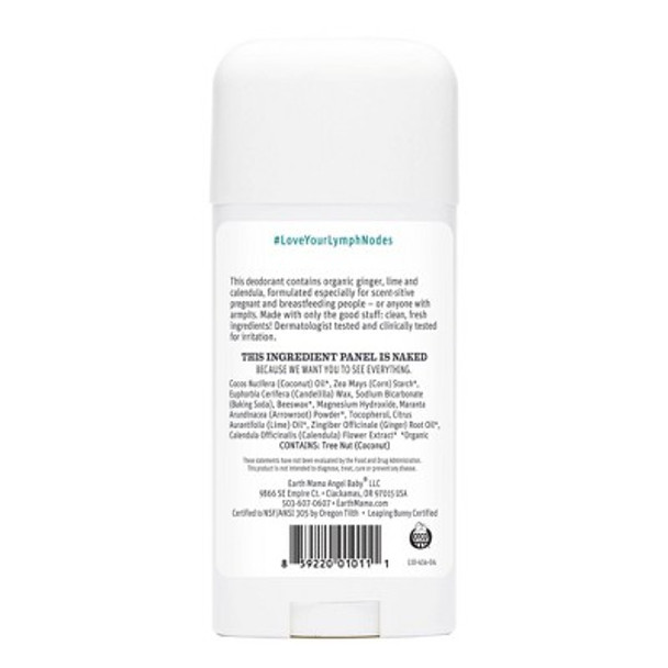 Earth Mama Organics Ginger Fresh Deodorant - 3oz